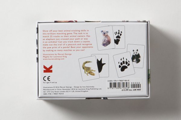 Juego de memoria de huellas de animales - Imagen 2