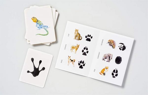 Juego de memoria de huellas de animales - Imagen 3